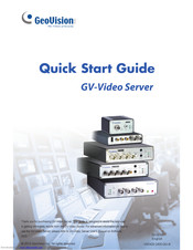 GeoVision VS04H Quick Start Manual