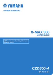 Yamaha X-MAX 300 Owner's Manual