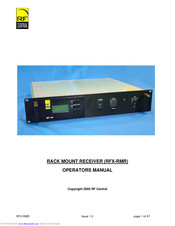 RF Central RFX-RMR Operator's Manual