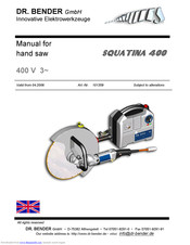 DR. BENDER SQUATINA 400 Manual
