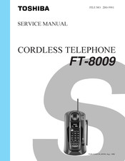 Toshiba FT-8009 Service Manual