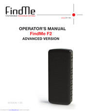 FindMe F2 Operator's Manual
