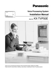Panasonic KX-TVP50E Installation Manual