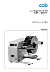 CAB HS 150 Instructions For Use Manual