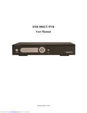 TDT DTR 3002CU PVR User Manual
