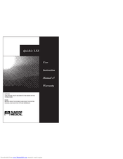 Quickie LXI User Instruction Manual & Warranty