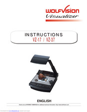 WolfVision VZ-37 Instructions Manual