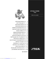 Stiga PARK pro silver Instructions For Use Manual
