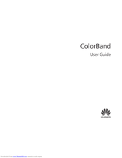 Huawei COLORBAND User Manual
