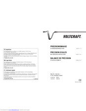 VOLTCRAFT CST-3 Operating Instructions Manual