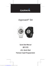 Garmin Approach S4 Quick Start Manual