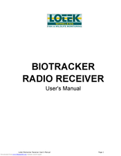 Lotek BC03 User Manual