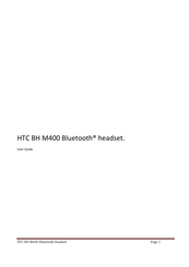 HTC BH M400 User Manual