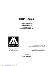 Master audio DSP306USB User Manual