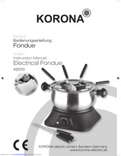 Korona 42010 Instruction Manual