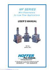 Hoffer Flow Controls MF SERIES User Manual