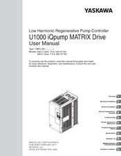 YASKAWA U1000 iQpump Drive User Manual