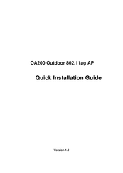 Sparklan OA200 Quick Installation Manual