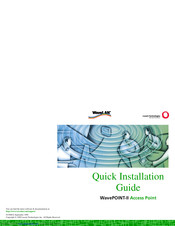 Lucent Technologies WavePoint-II Quick Installation Manual