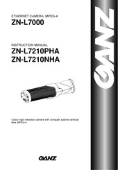 Ganz ZN-L7210NHA Instruction Manual