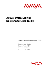 Avaya 3905 User Manual