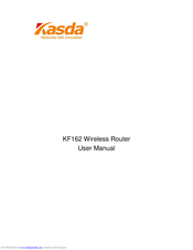 Kasda KF162 User Manual