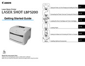Canon Laser Shot LBP-5200 Getting Started Manual