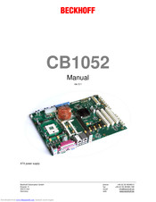 Beckhoff CB1052 Manual