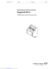 Endress+Hauser EngyVolt RV12 Operating Instructions Manual