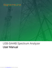 Signal Hound USB-SA44B User Manual