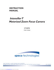 Speco Intensifier T Instruction Manual