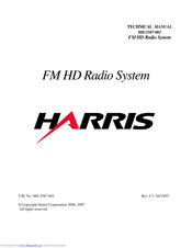 Harris HD Radio Technical Manual
