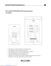 Bellcome KIT Audio 3 families User Manual