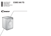 Candy CSBE 840 TS User Instructions