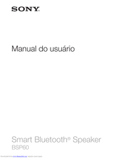 Sony BSP60 User Manual