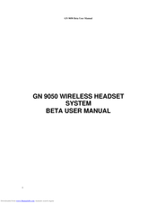 Jabra GN 9050 User Manual