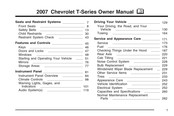 Chevrolet T-Series Owner's Manual