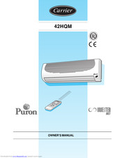 Carrier 42HQM Series Owner's Manual