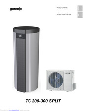Gorenje TC201SGNE Instructions For Use Manual