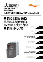 Details about   MITSUBISHI FR-E720-0.2K 3 PHASE FREQUENCY INVERTER PLC MODULE NEW 