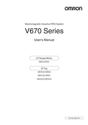 Omron V670-D13F01 User Manual