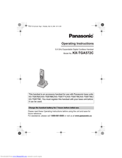 Panasonic KX-TGA572C Operating Instructions Manual