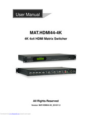 Altimium MAT.HDMI44-4K User Manual