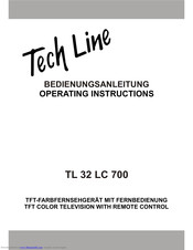 Tech Line TL 32LC700 Operating Instructions Manual
