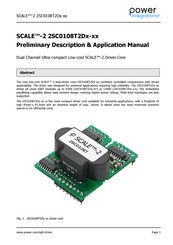 Power integrations 2SC0108T2Dx-xx Preliminary Manual