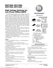 ON Semiconductor NCP1063 Manual