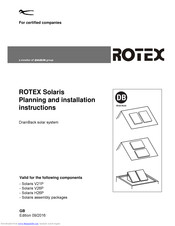 Rotex V21P Planning And Installation Manual