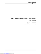 Honeywell RMA 3000 User Manual