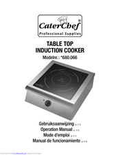 Cater Chef 680.066 Operation Manual