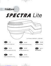 FRIEDLAND Spectra Lite L230N BLK Instruction Manual